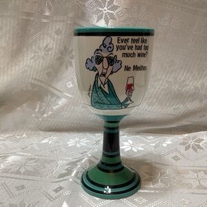 Hallmark Maxine Goblet Cup Ceramic